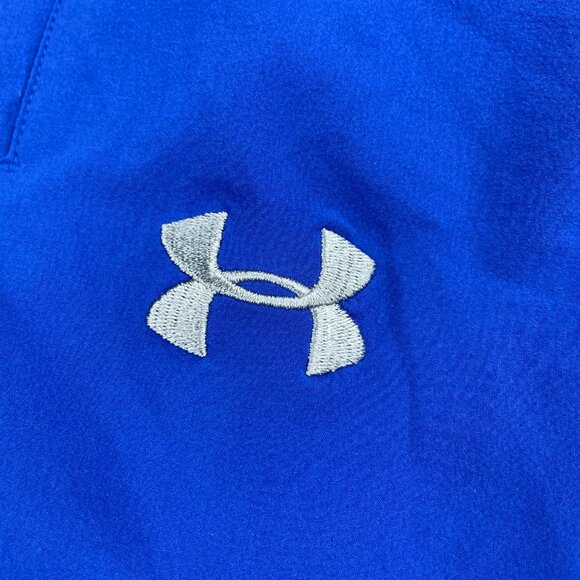 Under ARMOUR UA Track Pants Men Extra Large XL Blue with Gray Mesh New With Tags - Picture 2 of 14